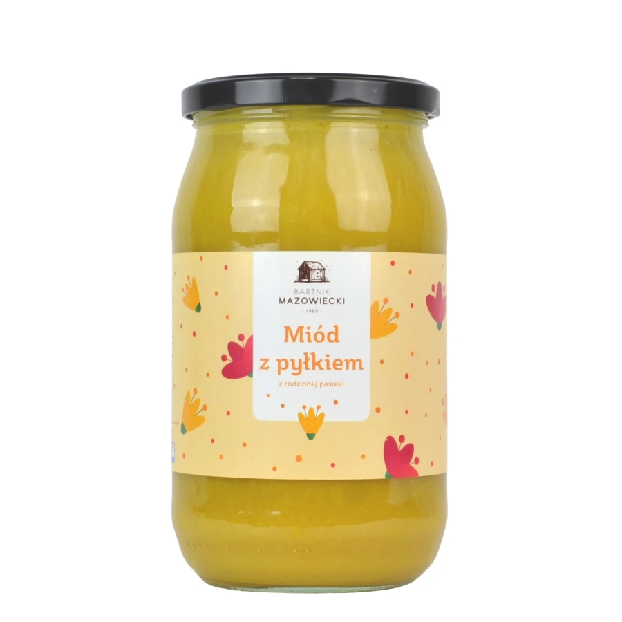 miód z pyłkiem 1 kg