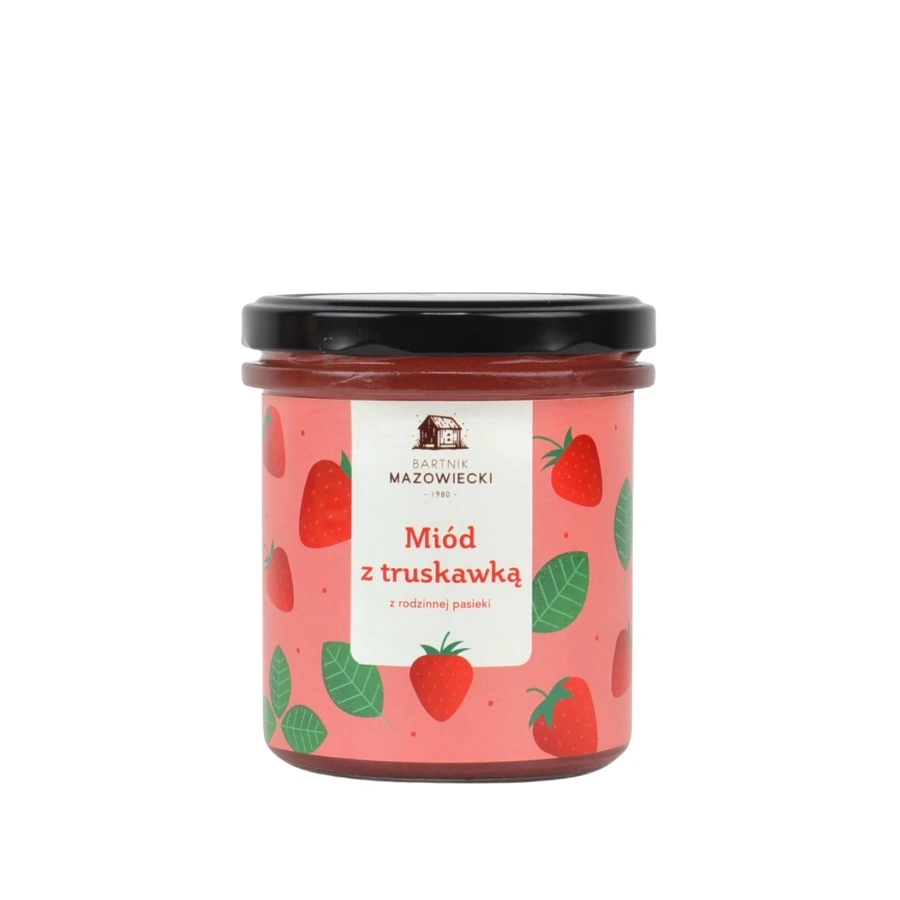 miod z truskawką 400g