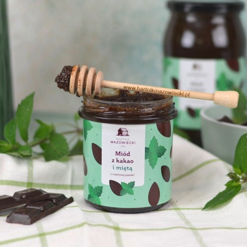 miód z kakao i miętą
