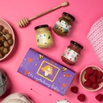 Mały zestaw miód i pasta na Dzień Babci i Dziadka 3 x 100g z owijką 