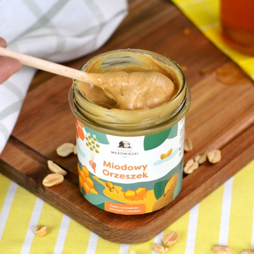 Miodowy orzeszek - pasta orzechowa z miodem