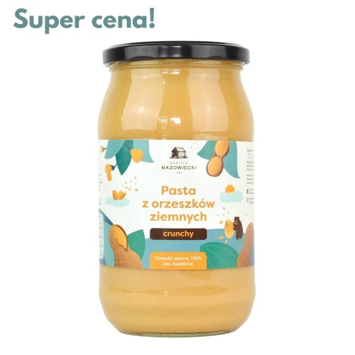 Pasta z orzechów ziemnych crunchy 800g