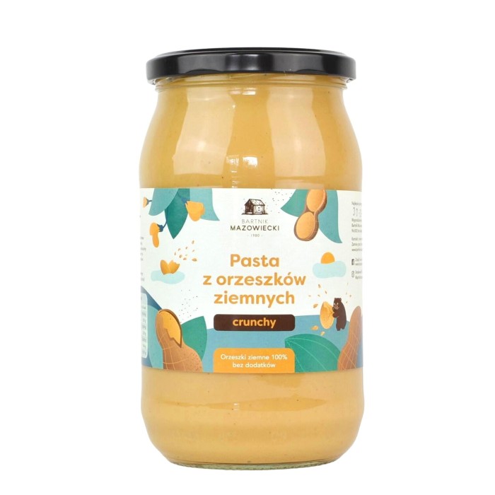 pasta z orzechów ziemnych crunchy