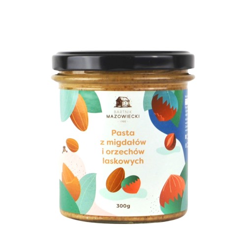 Pasta z orzechów laskowych i migdałów mix  