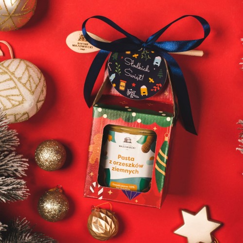 masło orzechowe na świąteczny prezent