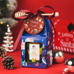Zestaw świąteczny z miodem 400g w niebieskim pudełku