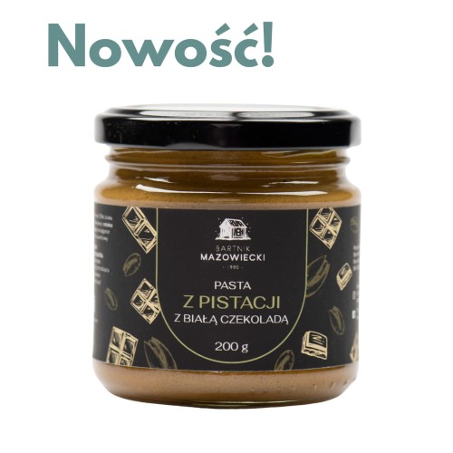 Pasta pistacjowa z białą czekoladą 200g