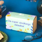 Mały zestaw z miodami na Dzień Babci i Dziadka 3 x 100g z owijką (owijka do wyboru)