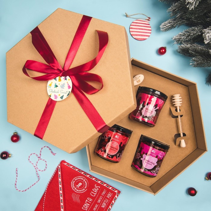 zestaw świąteczny z miodem