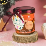 Owoce lub orzechy w miodzie 400 g na Święta  z biletem i wstążką 