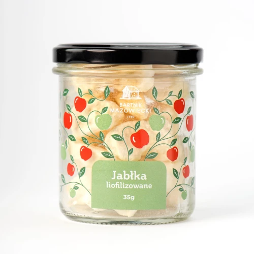 Jabłka liofilizowane