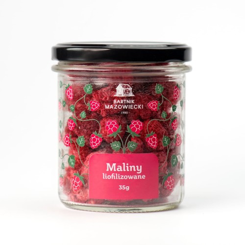 Maliny liofilizowane