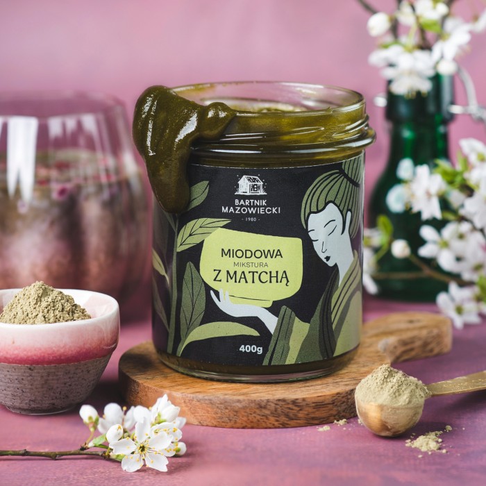 Miód a matchą Bartnik Mazowiecki.jpg