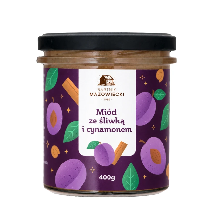 miód ze śliwką i cynamonem bartnik mazowiecki.jpg