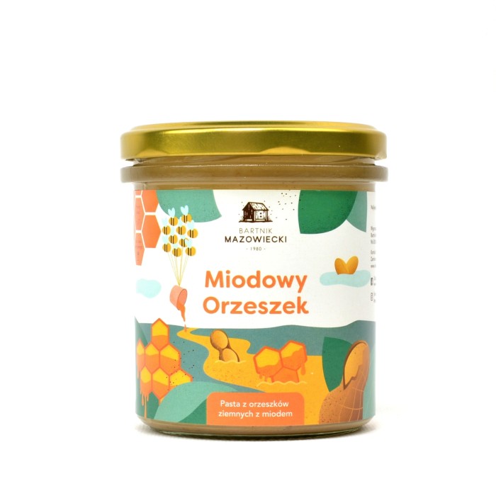 pasta orzechowa z miodem